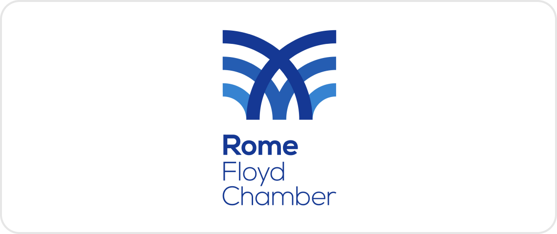 Logo of Rome Floyd Chamber organization.